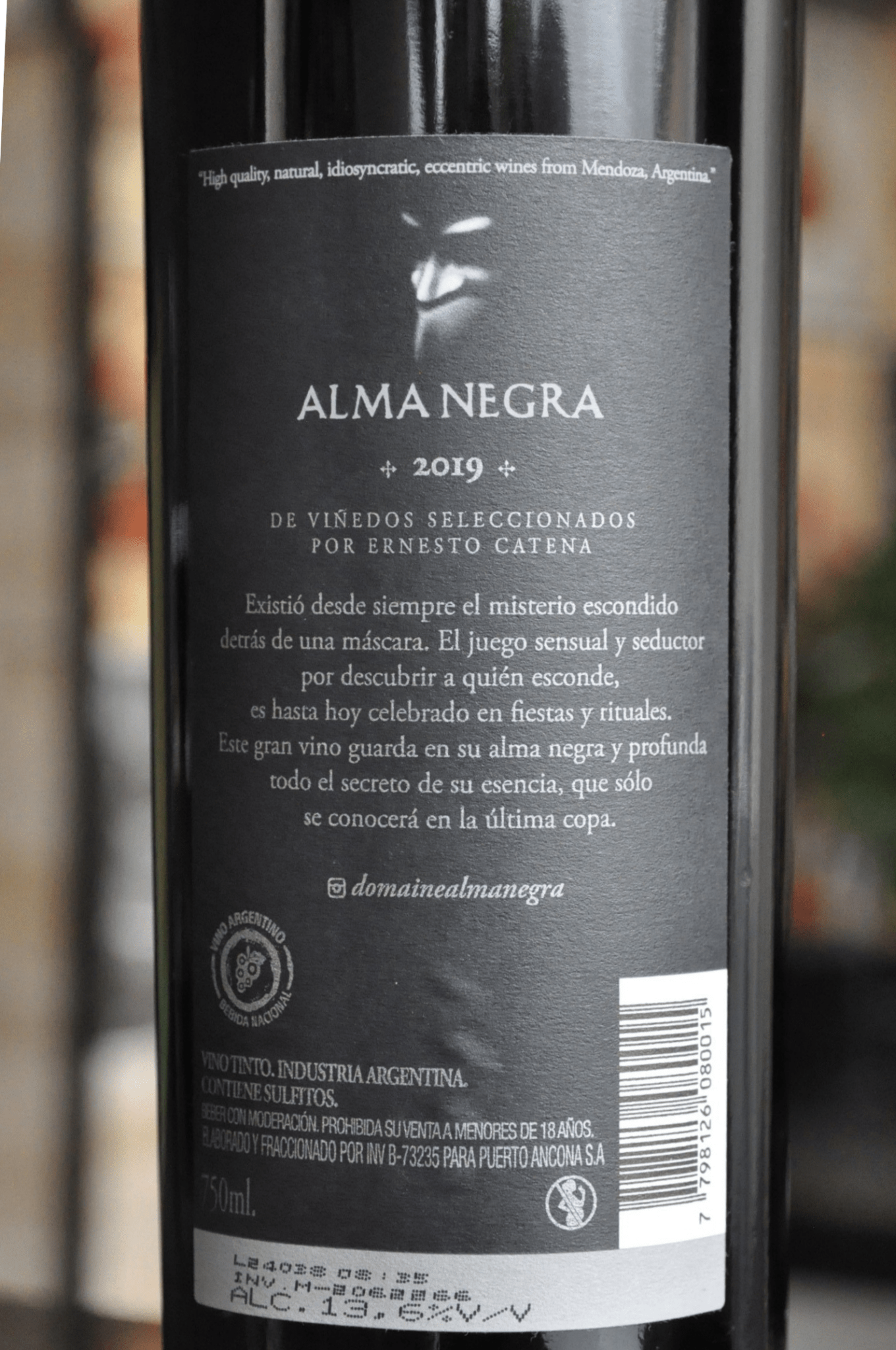 Alma Negra Mistério - BebaVino
