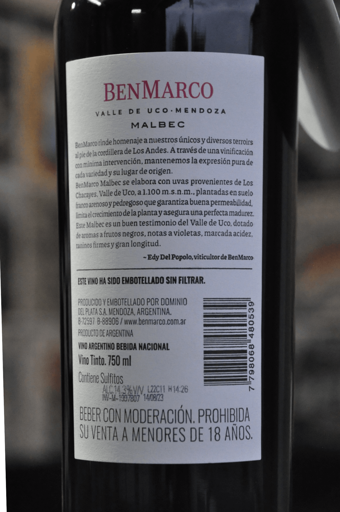 Ben Marco Malbec 2021 - BebaVino