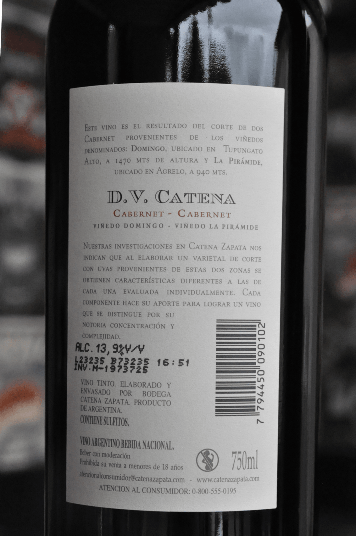 D.V Catena Cabernet / Cabernet 2021 - BebaVino