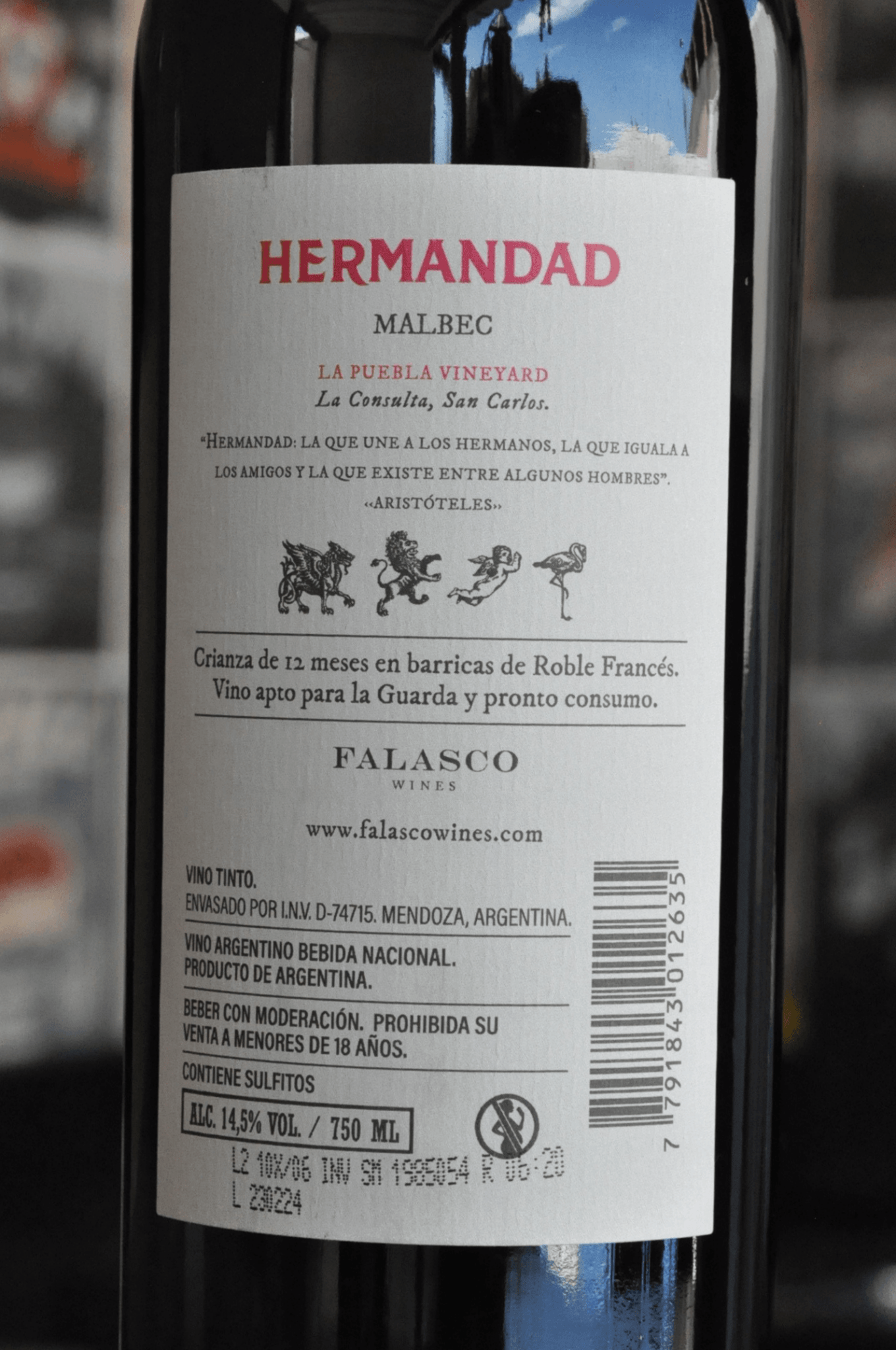 Falasco Hermandad Malbec 2021 - BebaVino