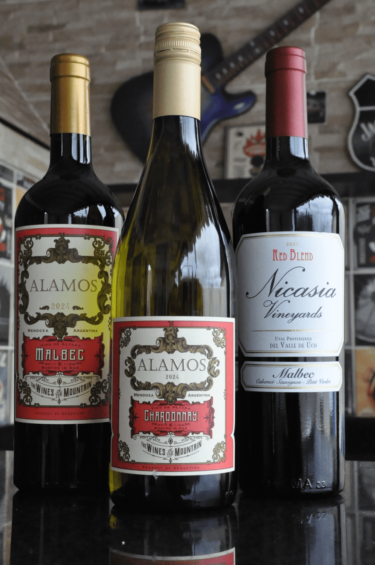 Kit 1 Alamos Malbec + Alamos Chardonnay + Nicasia Malbec - BebaVino