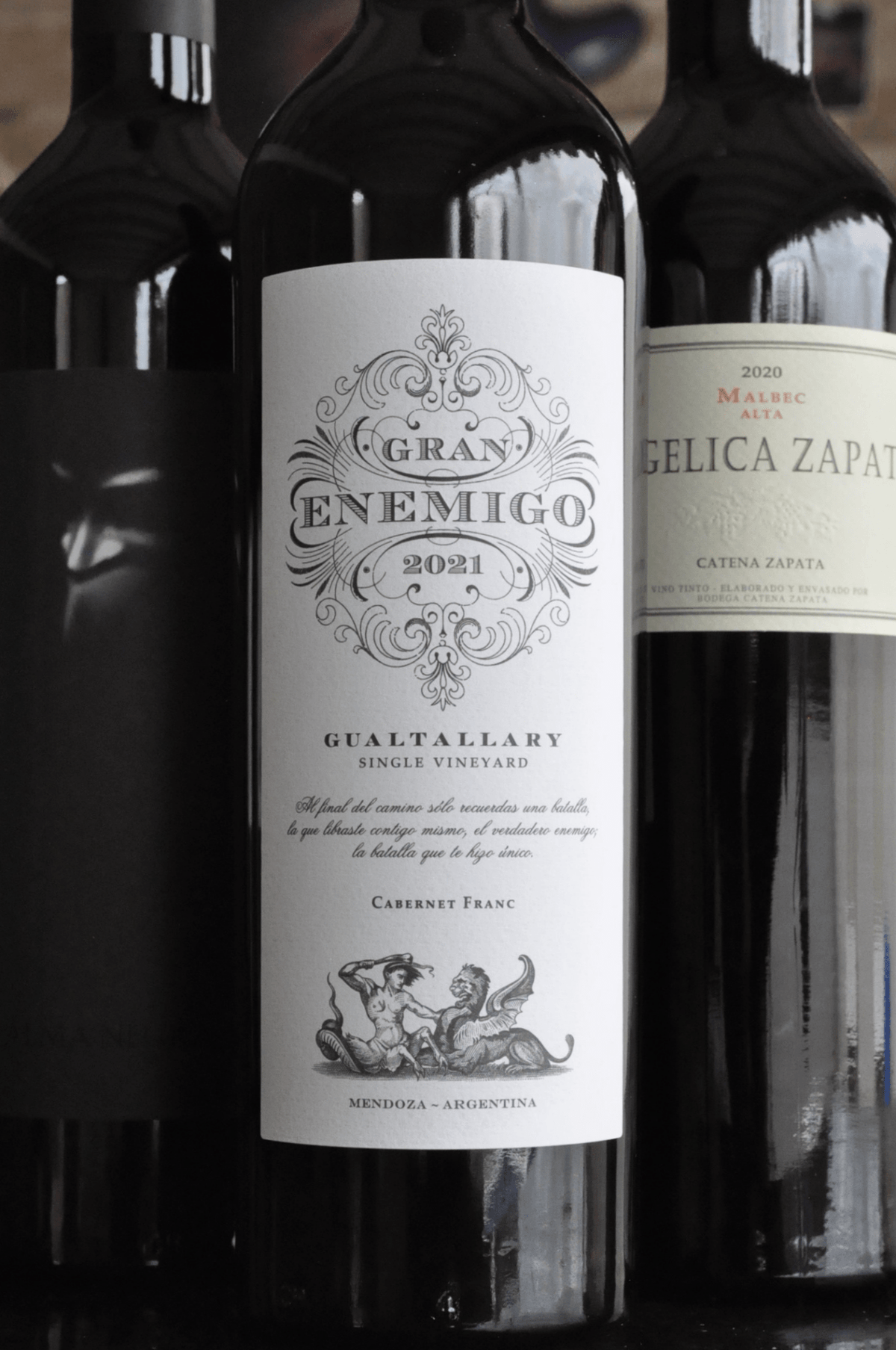 Kit 1 Gran Enemigo Gualtallary + 1 Alma Negra + 1 Angelica Zapata Malbec - BebaVino