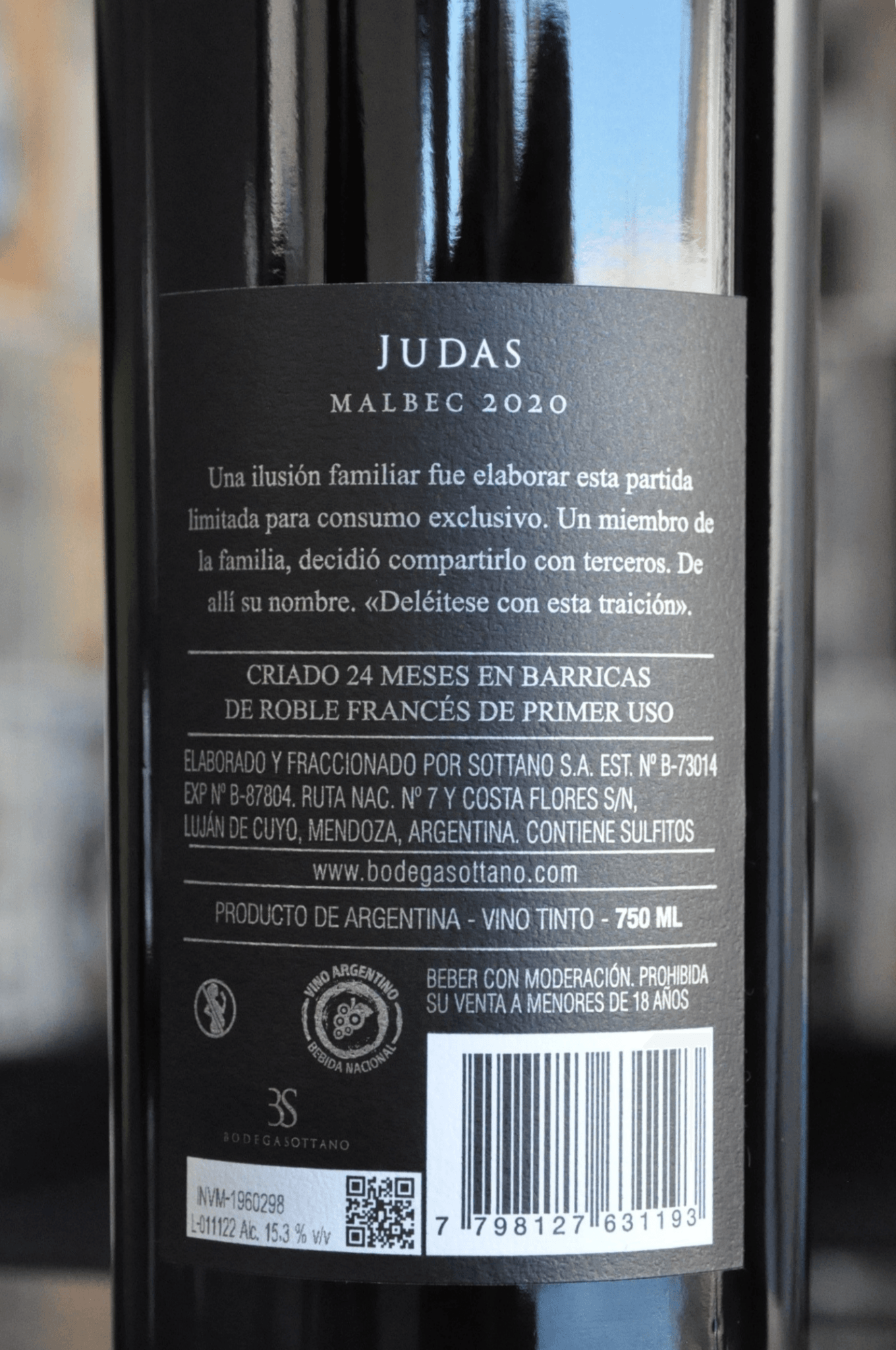 Kit Los Bíblicos - Sottano - BebaVino