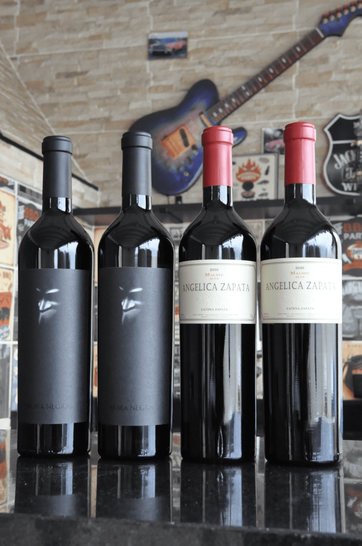 Kit Mistério 2 Alma Negras + 2 Angelicas Malbec - BebaVino