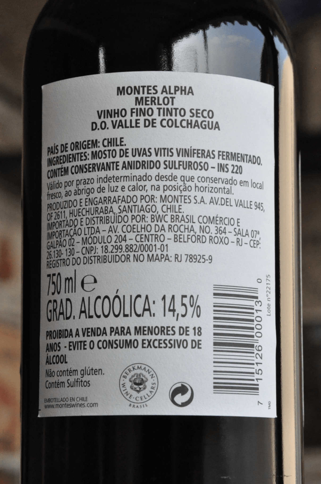 Montes Alpha Merlot 2021 - BebaVino
