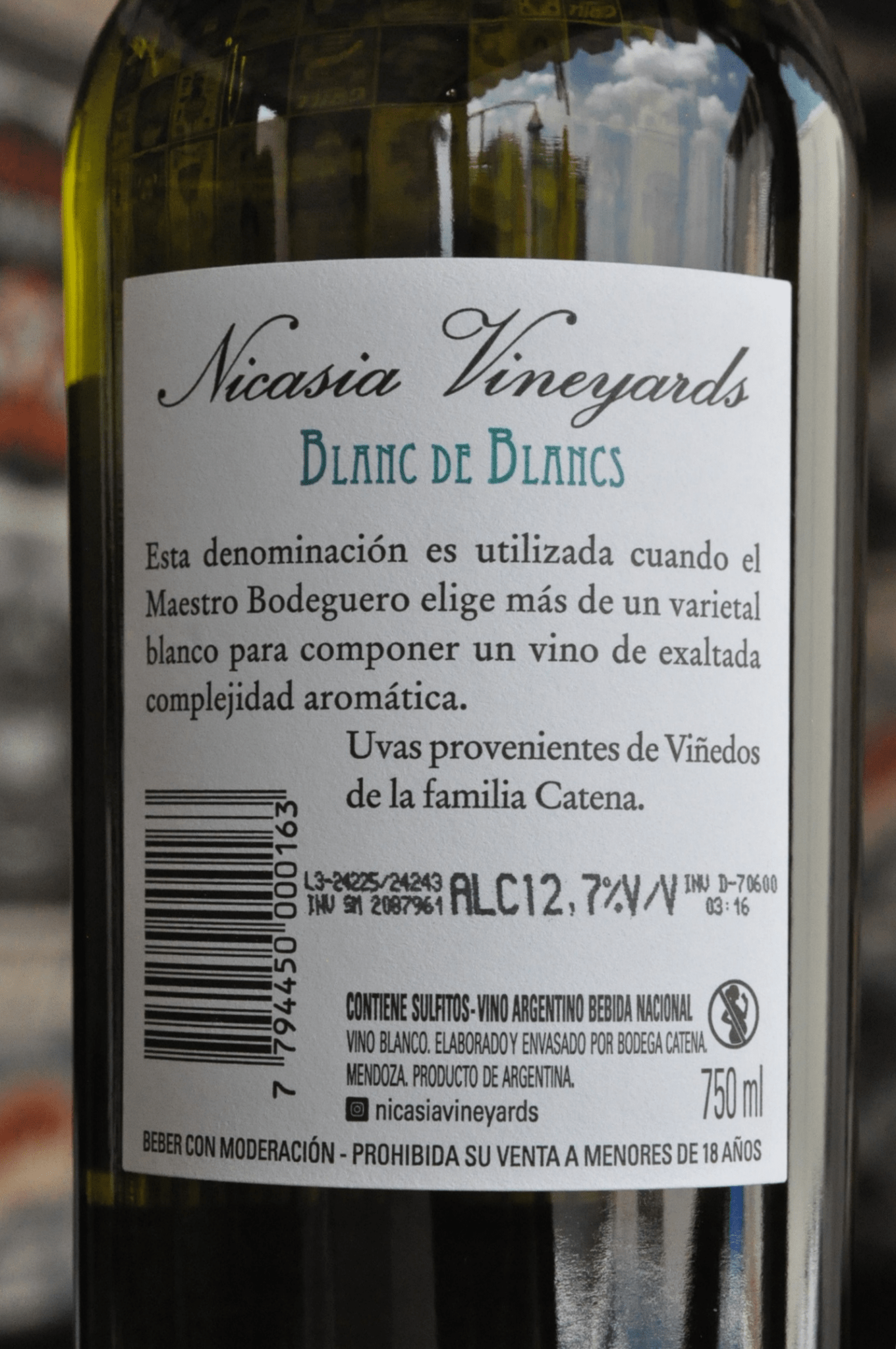 Nicasia Blanc de Blancs’s 2023 - BebaVino