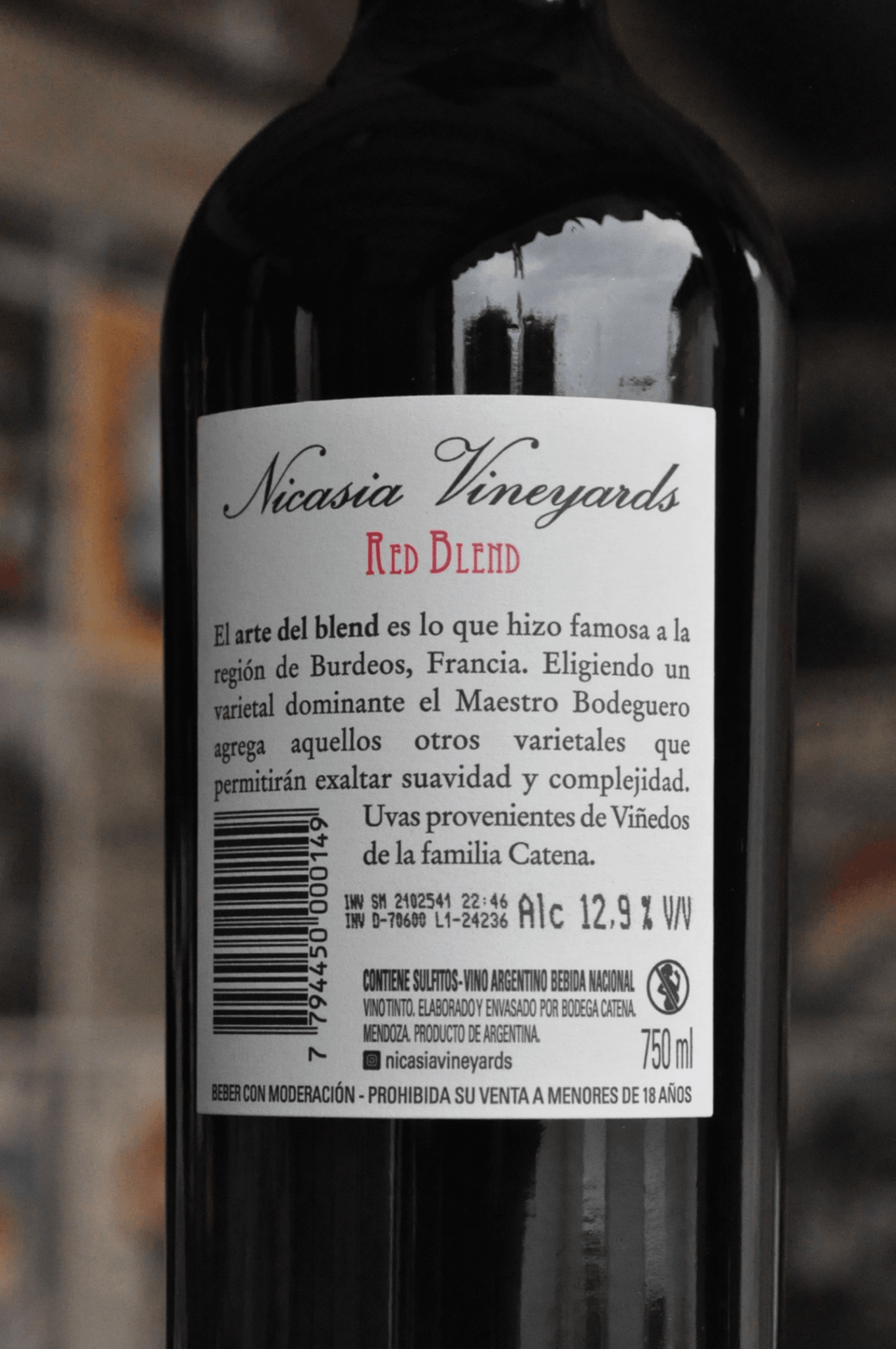 Nicasia Vineyards RedBlend Malbec 2023 - BebaVino