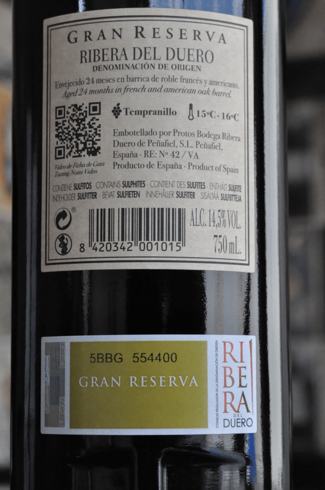 Protos Gran Reserva 2015 - BebaVino