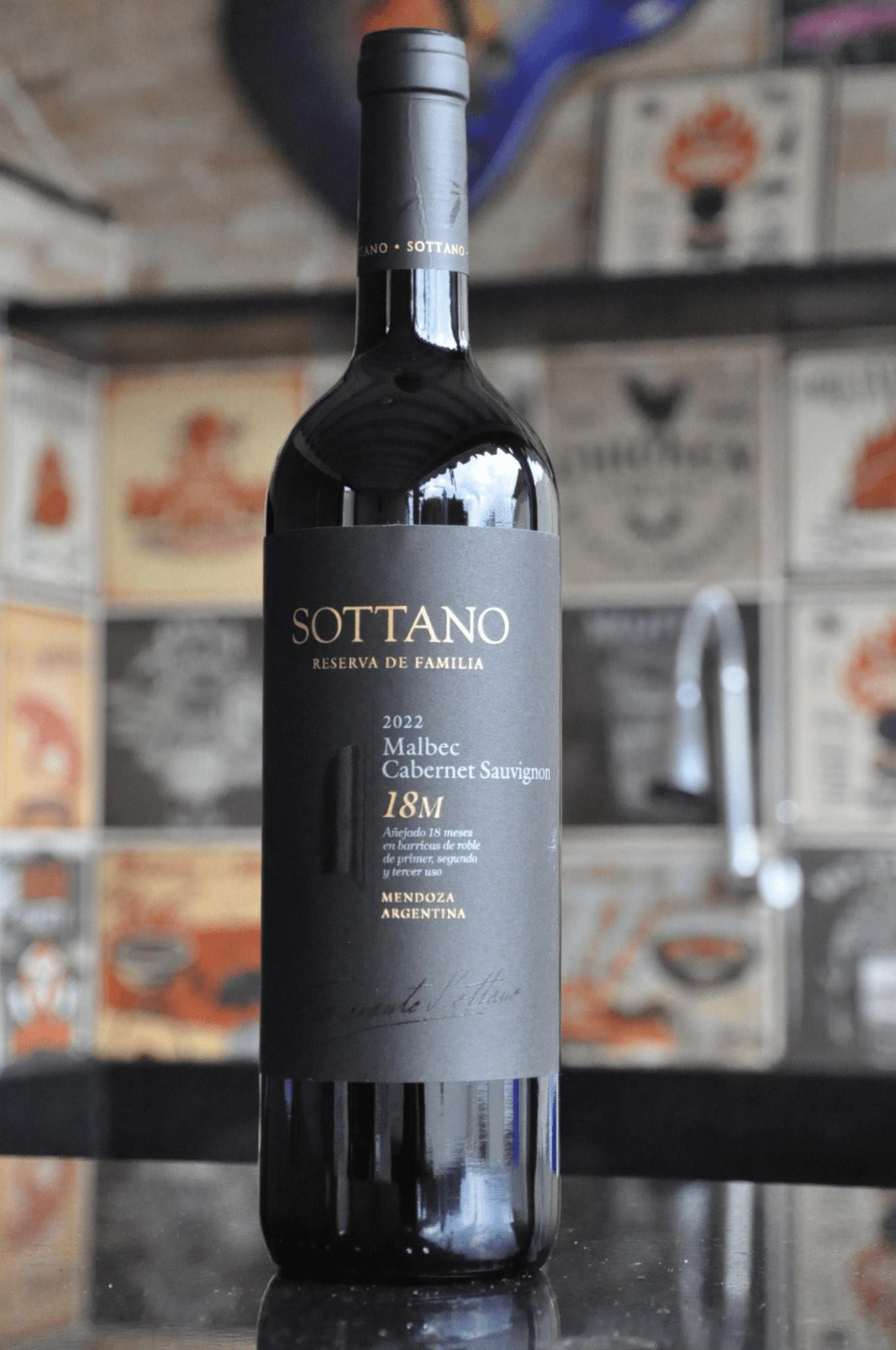 Reserva de Familia Sottano 18 Meses - Malbec Cabernet Sauvignon 2022 - BebaVino