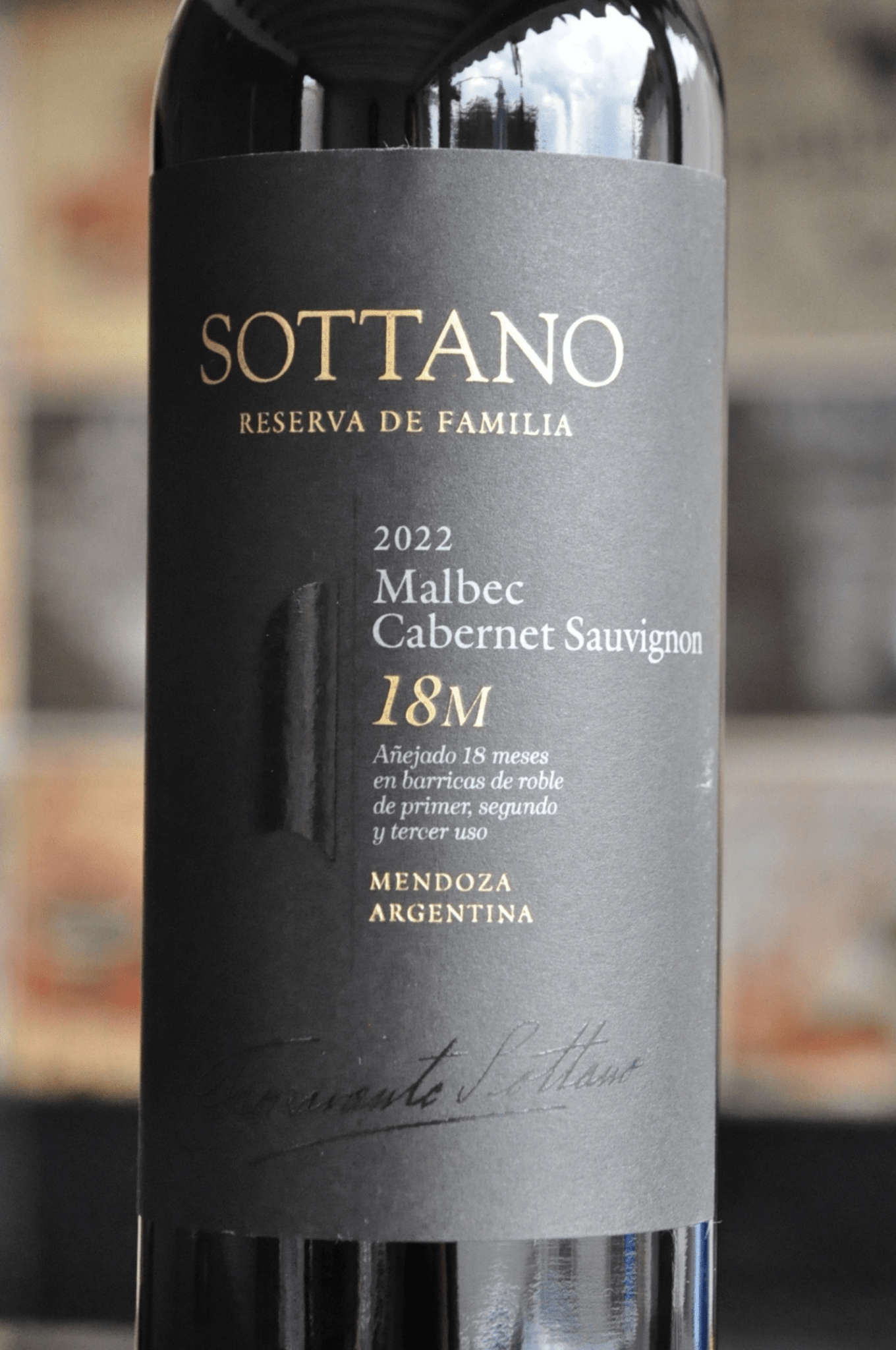Reserva de Familia Sottano 18 Meses - Malbec Cabernet Sauvignon 2022 - BebaVino