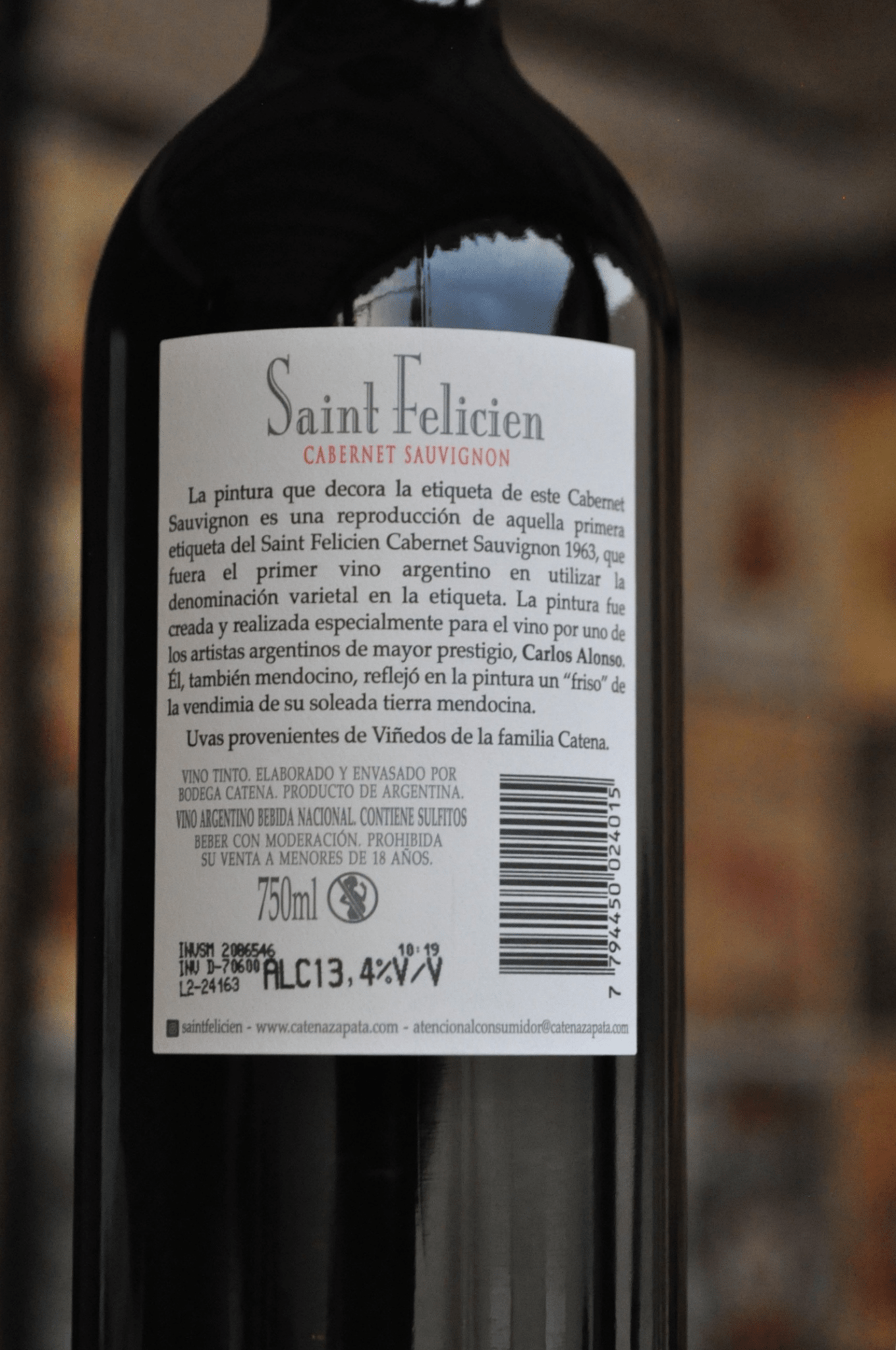 Saint Felicien Cabernet Sauvignon 2023 - BebaVino