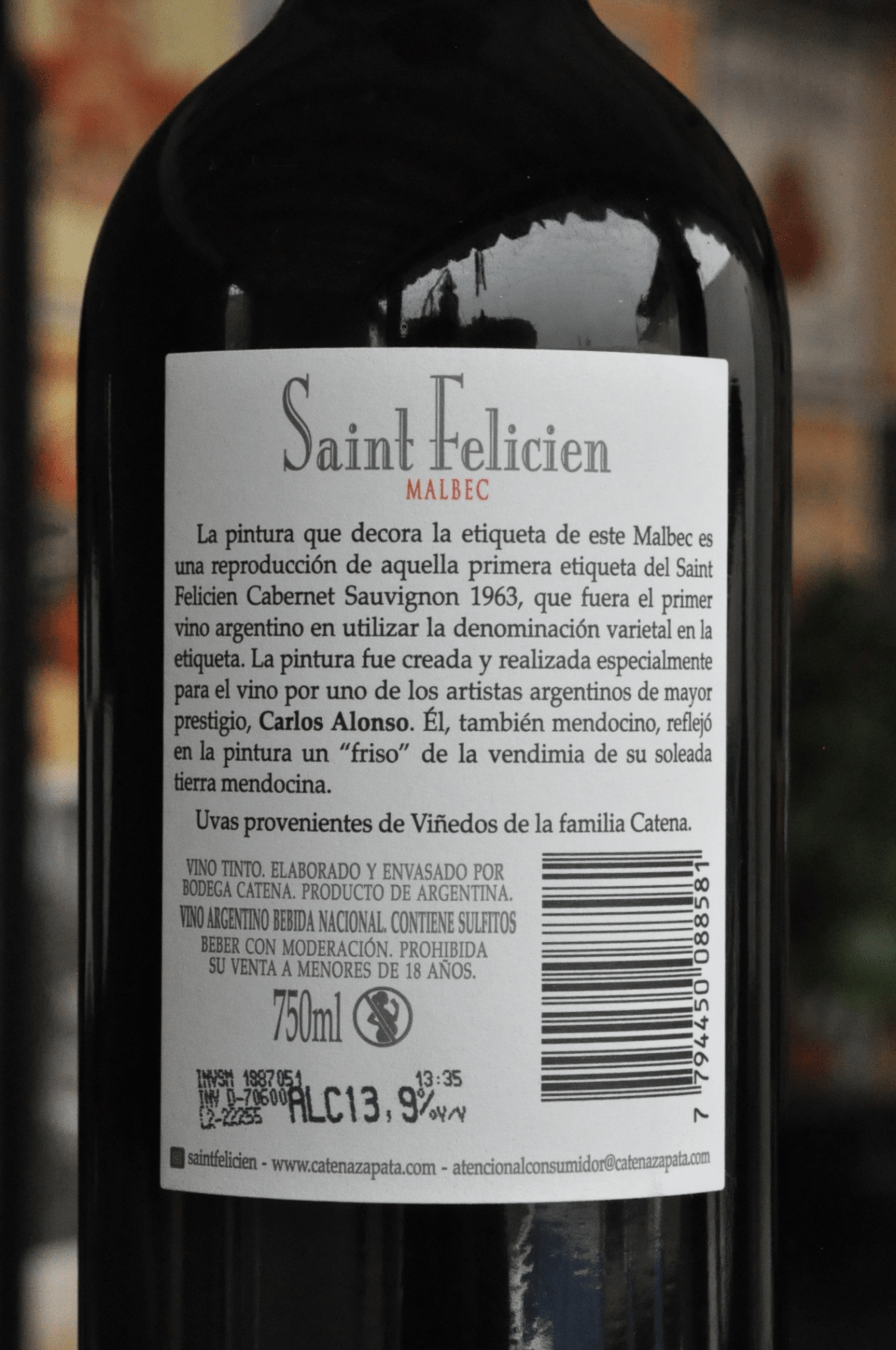 Saint Felicien Malbec 2023 - BebaVino