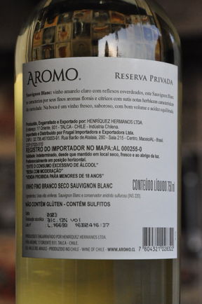 Aromo Reserva Privada Sauvignon Blanc