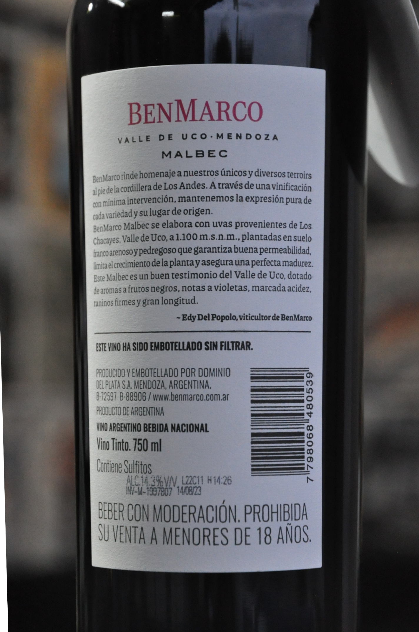 Ben Marco Malbec 2021