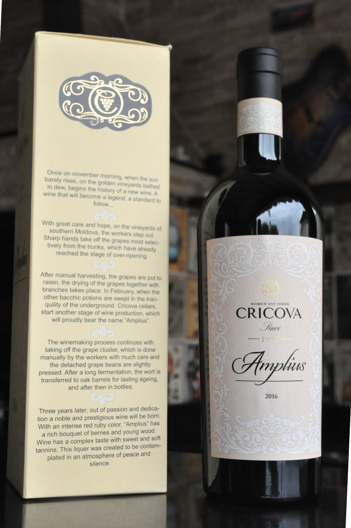 Cricova Amplius 100% Merlot 2016