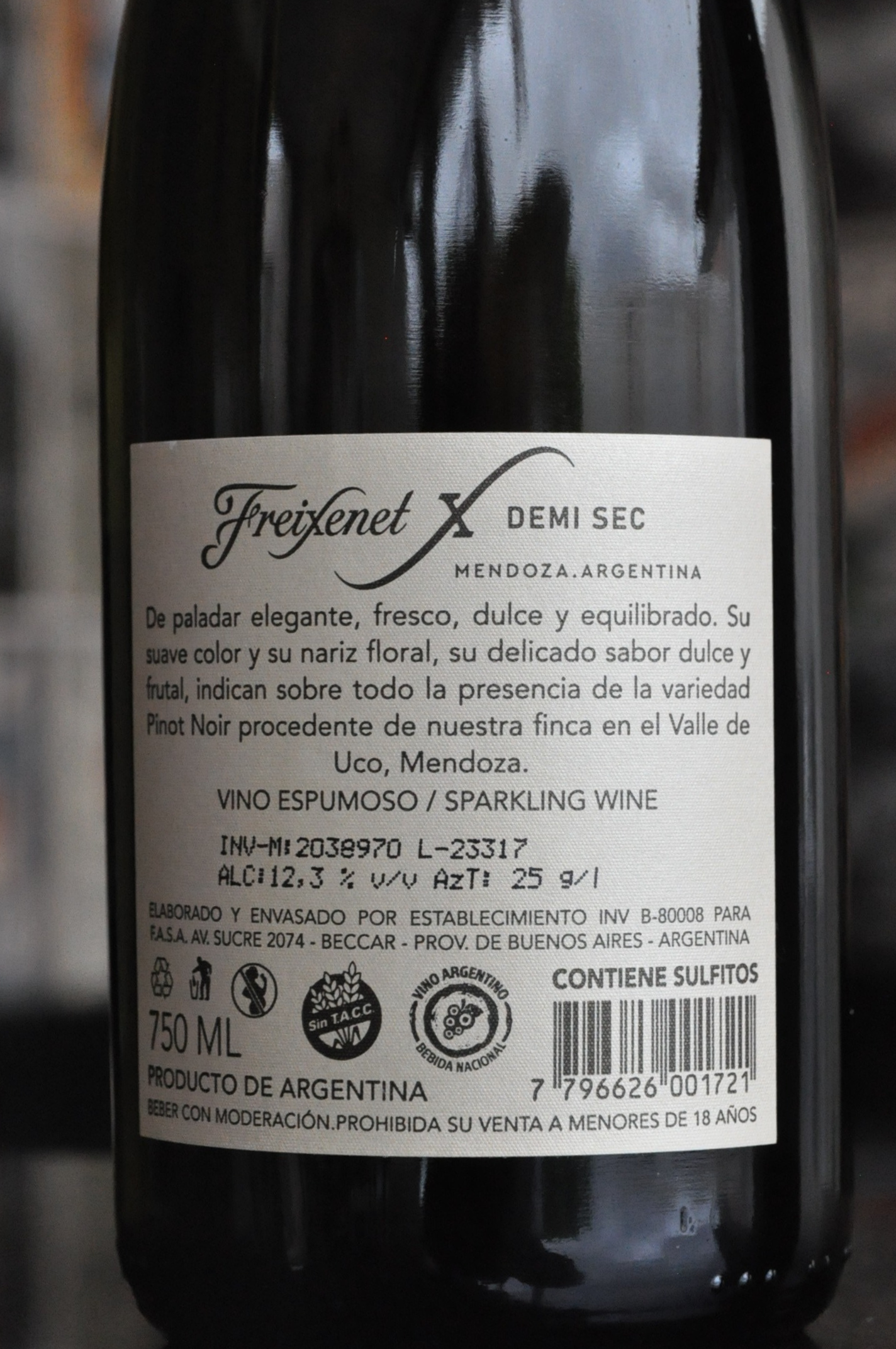 Espumante Freixenet Demi Sec