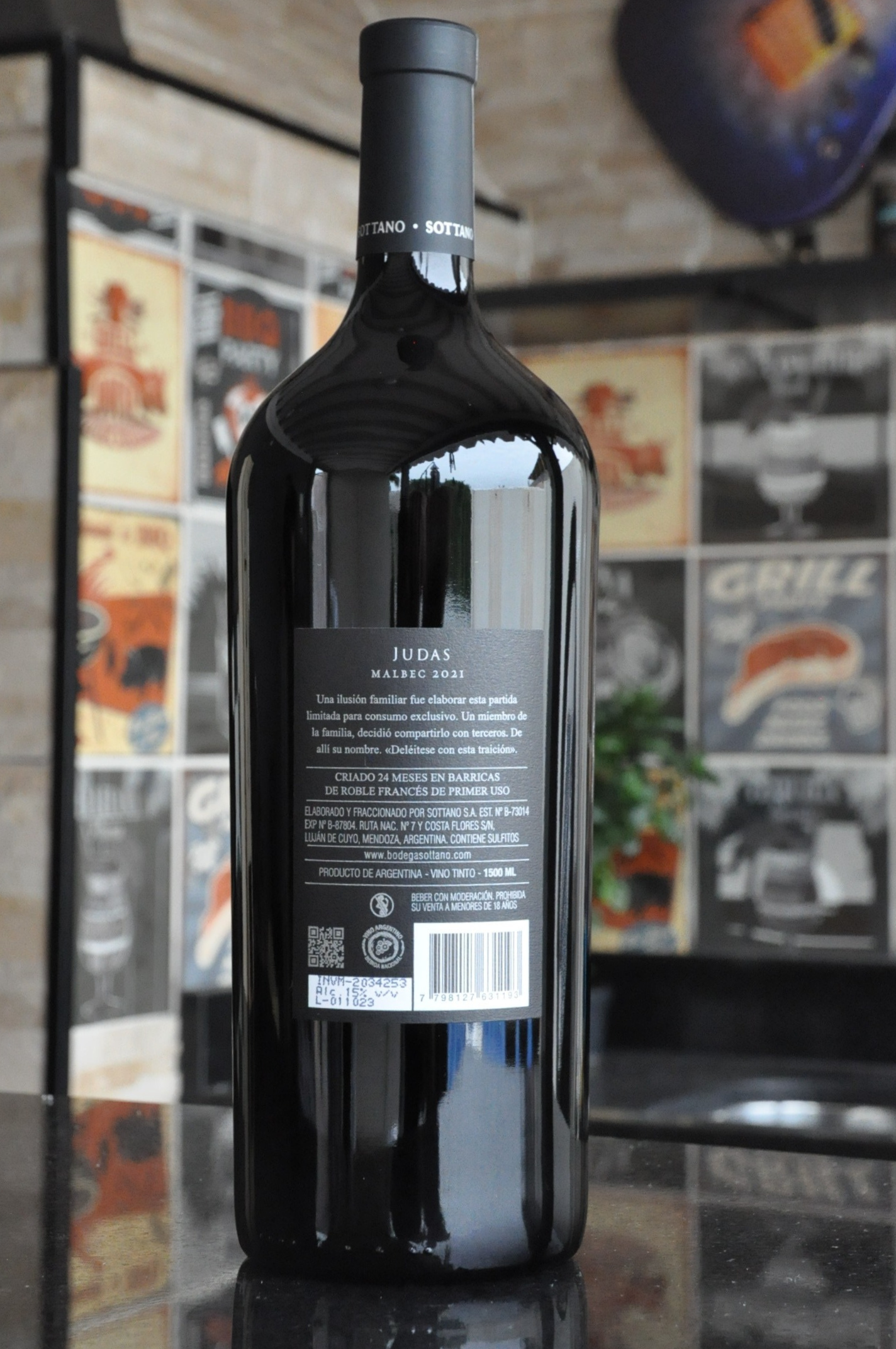 Judas Malbec 2021 - Garrafa Magnum 1,5 L