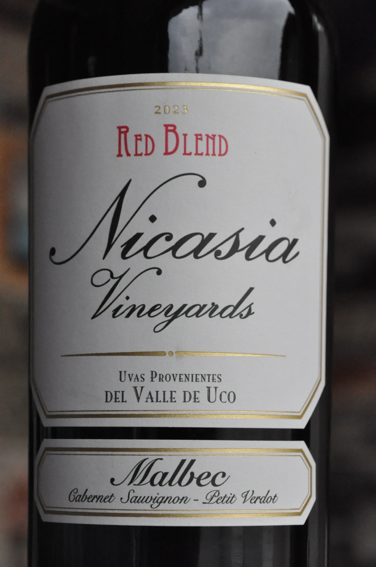 Nicasia Vineyards RedBlend Malbec 2023