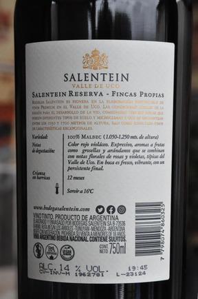 Salentein Reserva Malbec