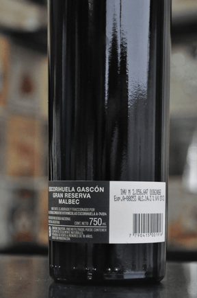Escorihuela Gáscon Gran Reserva Malbec 2022 - BebaVino