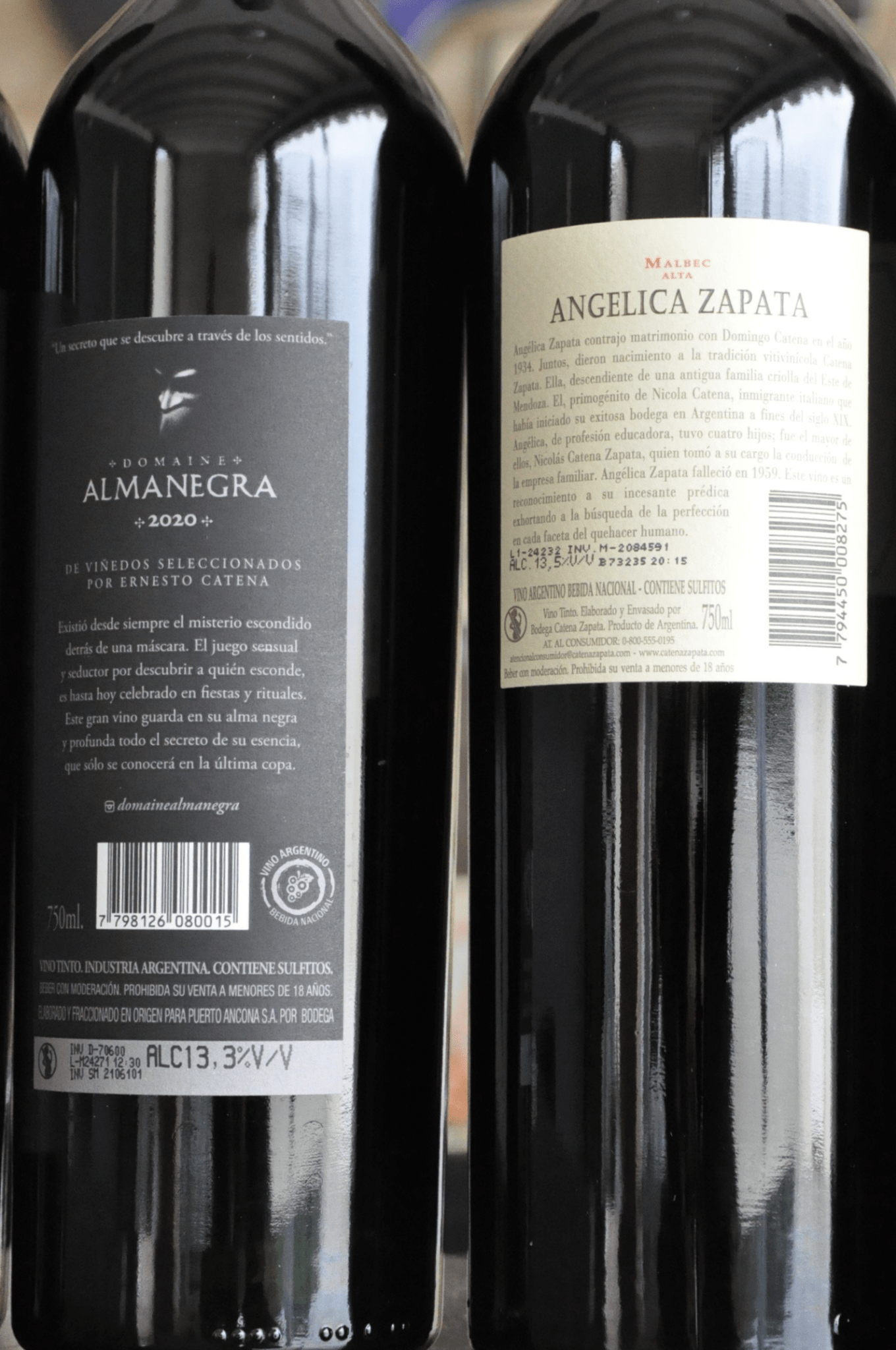 Kit Mistério 2 Alma Negras + 2 Angelicas Malbec - BebaVino