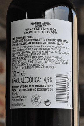 Montes Alpha Merlot 2021 - BebaVino