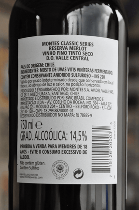 Montes Reserva Classic Series Merlot 2022 - BebaVino