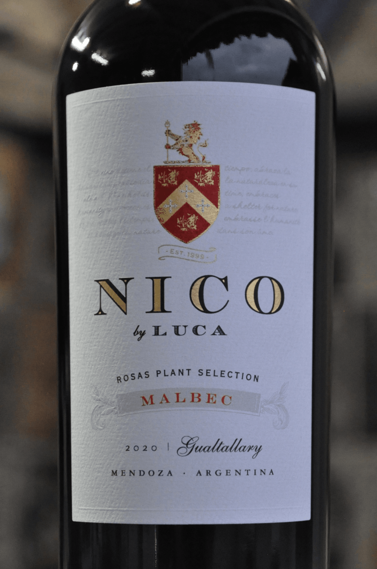 Nico By Luca Malbec Gualtallary 2020 - BebaVino