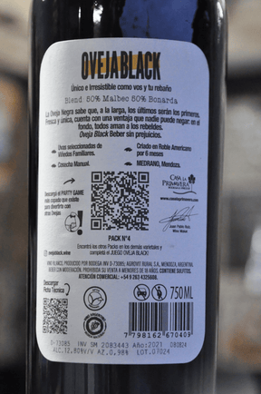 OvejaBlack Red Blend 2022 - BebaVino