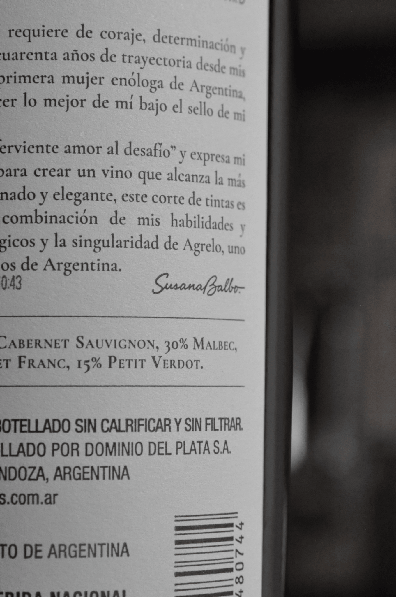 Susana Balbo Brioso Signature Blend 2022 - BebaVino