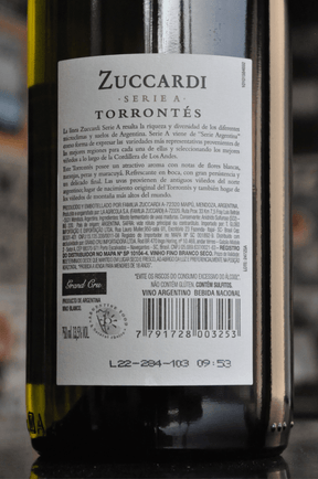 Zuccardi Série A Torrontes 2022 - BebaVino